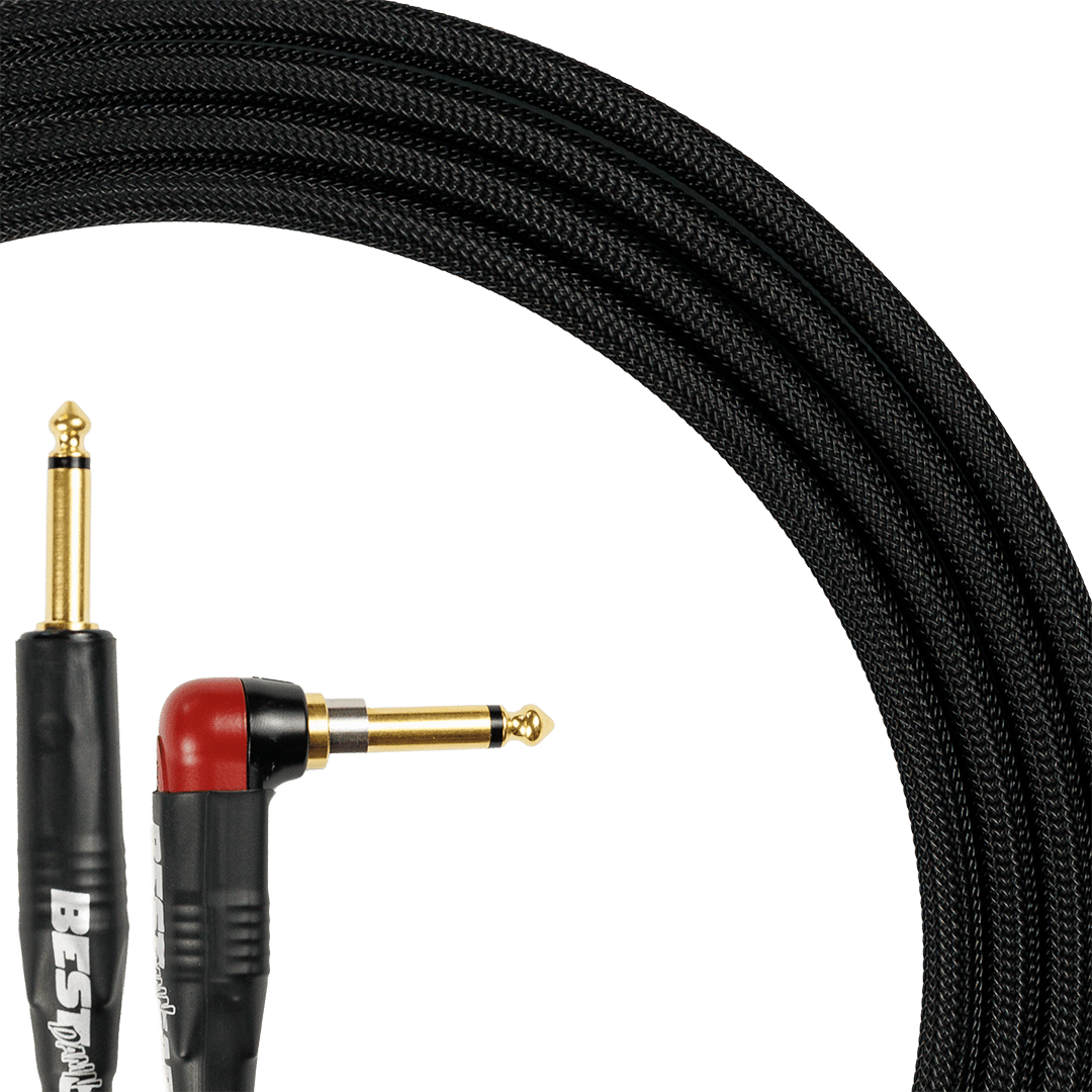 Best Damn Cable Co The Best Damn SILENT Cable with straight and right angle gold plated connectors
