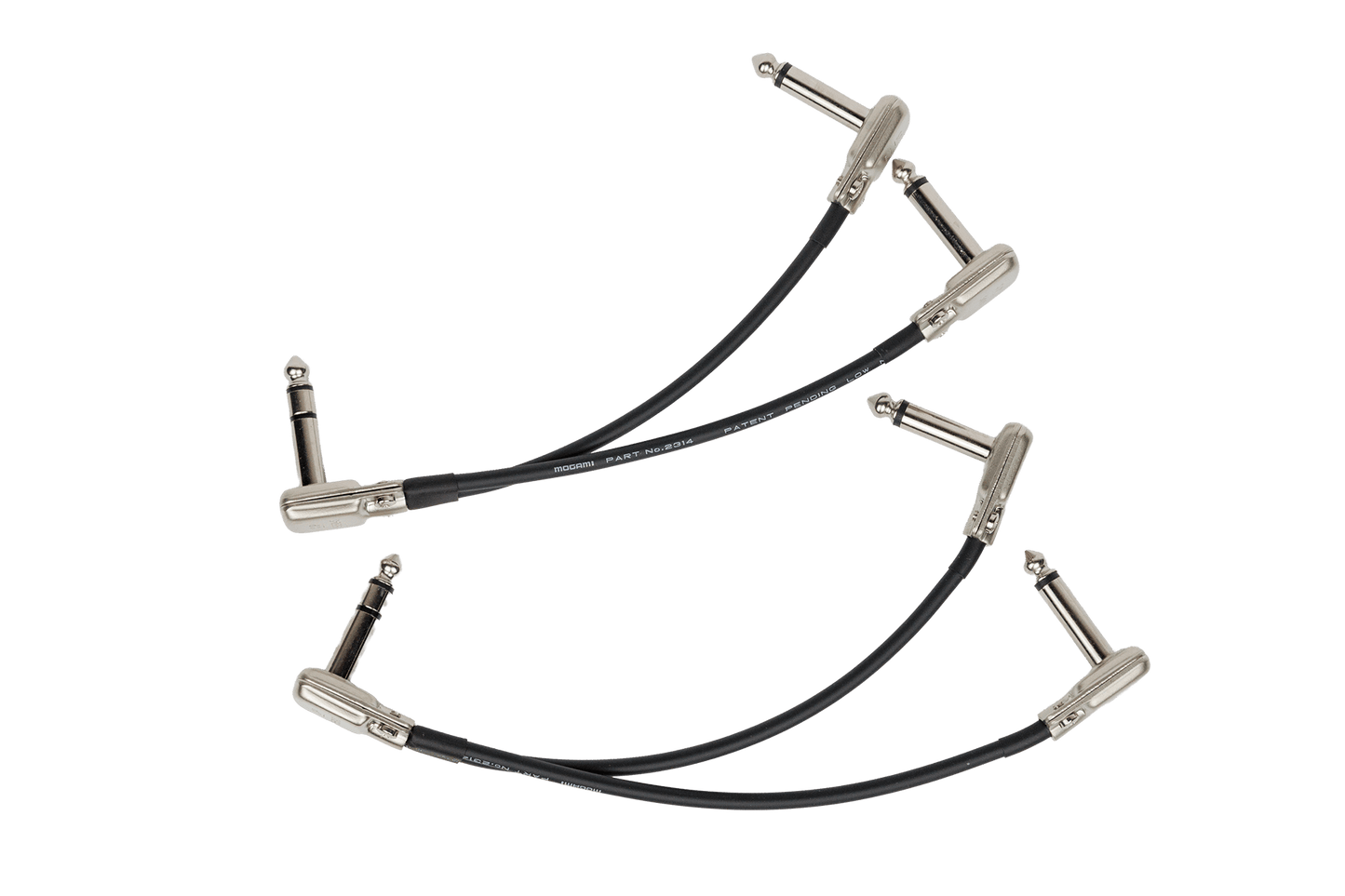 Two TRS to Dual Mono Patch cables, 6 inches in length