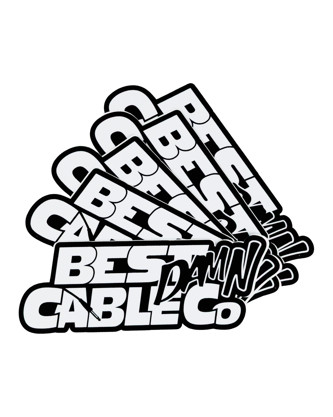 Best Damn Cable Co. Sticker