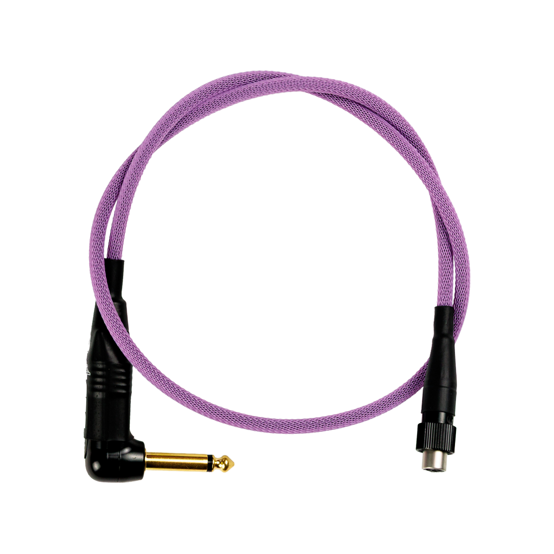 HQRP 2.5ft Instrument Cable For Shure Wireless Systems | TA4F To 1/4"