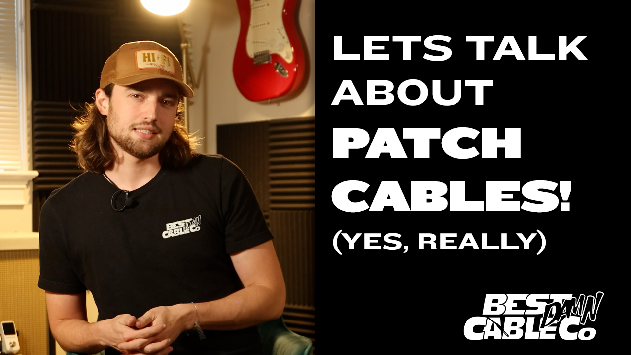 Load video: Video regarding patch cables and all the different options you may find on your pedalboard.