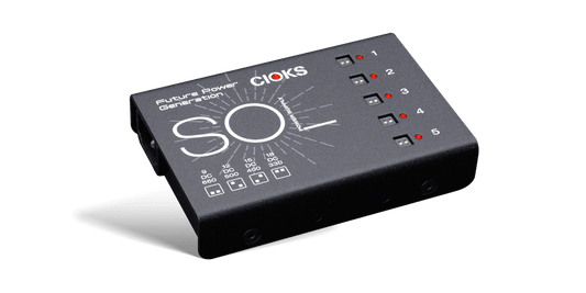 Best Damn Cable Co Cioks Sol guitar pedal power supply with five outputs